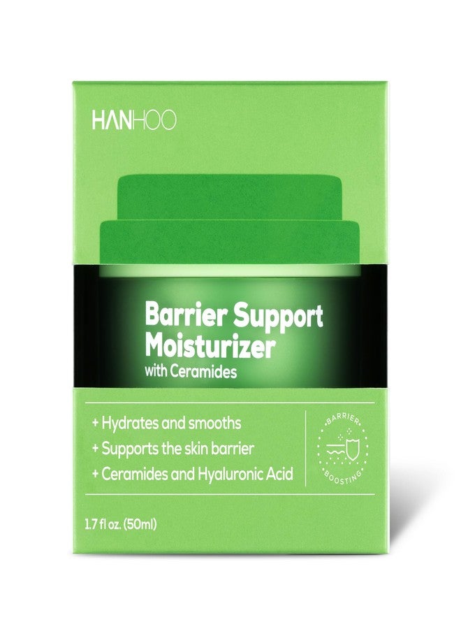 HANHOO Barrier Support Moisturizer, 1.7 Fl Oz, Gel-Cream Face Moisturizer with Ceramides and Hyaluronic Acid, for Acne-Prone Skin - Image 1